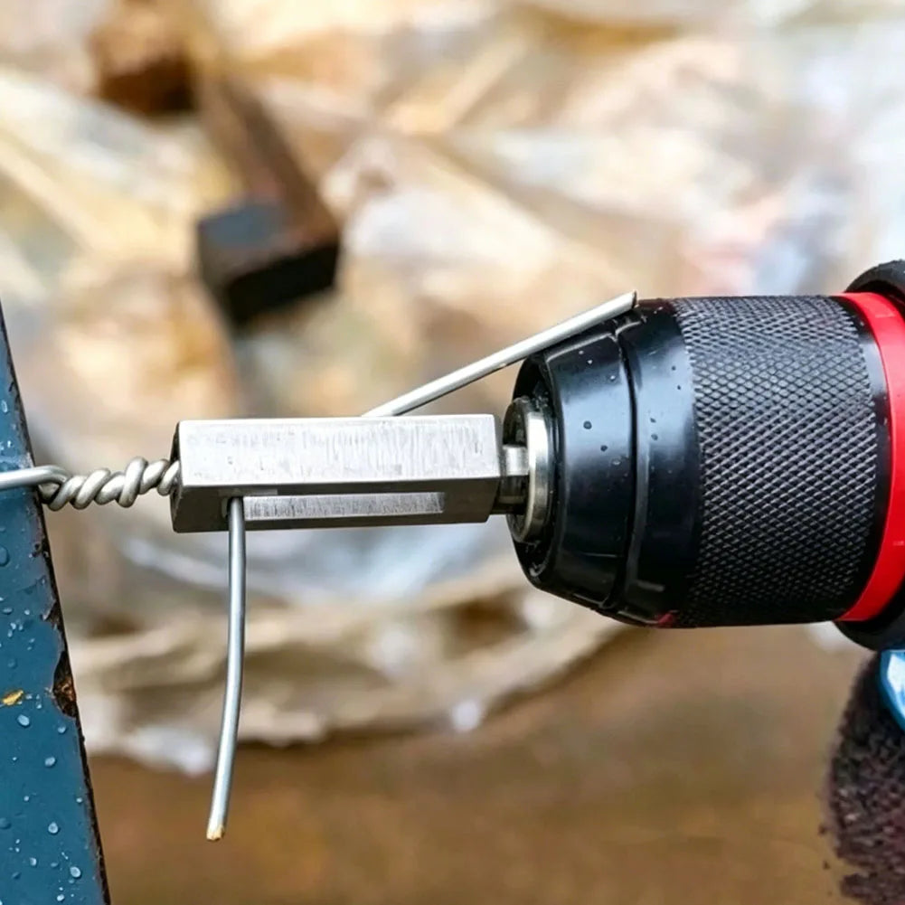 Drill Wire Twister Tool – 9 & 11 Gauge Fence Wire Winder Wire Twister Tool Oasis Select