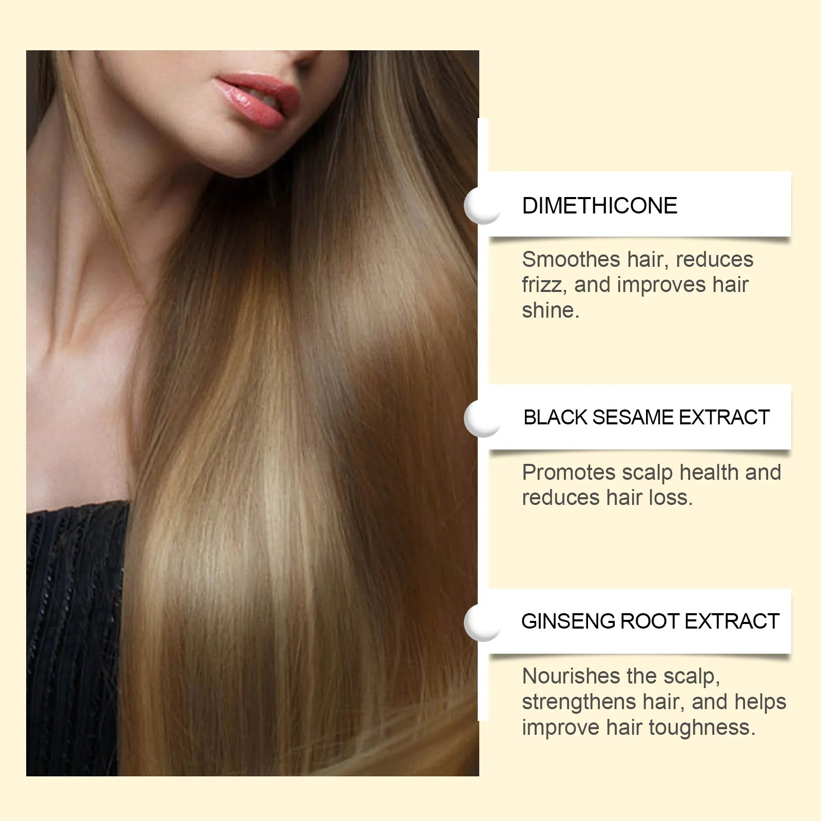 nourishing conditioner, moisturizing the end of the hair, dry, frizzy, supple hair strands, pampering, shiny hair care Oasis Select