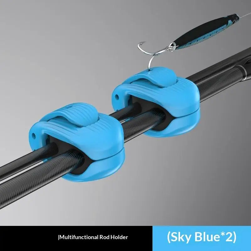 2/4Pcs Fishing Rod Holder Fixer Clip Fishing Pole Holder Compact Design Fishing Rod Fixer Fishing Rod Holder@#X Oasis Select A5