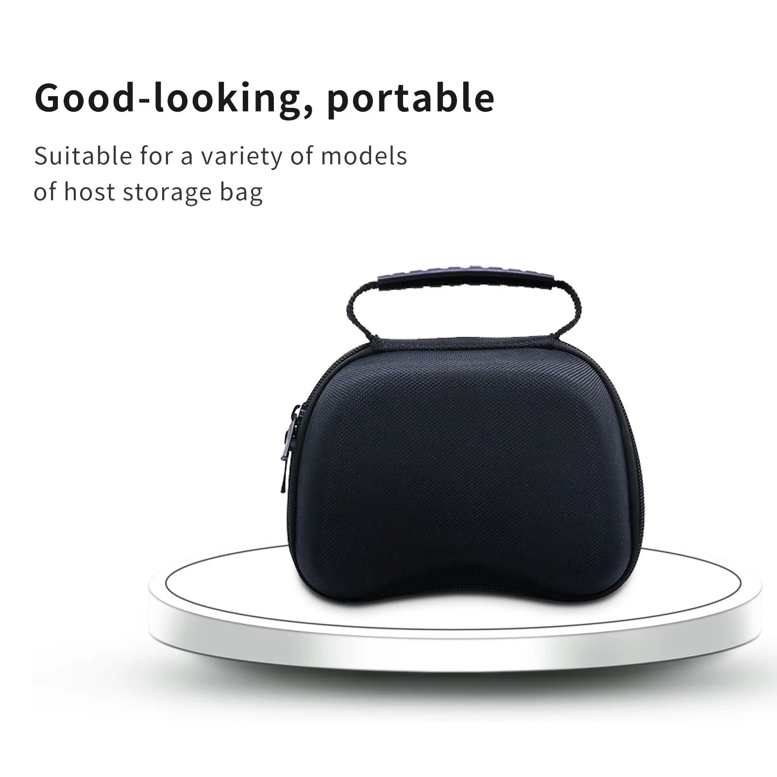 Sleek and Portable For Game Controller Storage Case Strong Protection for PS5 and For XBOX SERIES Convenient Handle Black Oasis Select