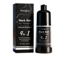 4 In 1 Black Hair Dye Shampoo Coverage White Grey Hair Moustache Moisturize Repair Hair Nourish Scalp Herbal Darkening Shampoo Oasis Select 100ml boxed