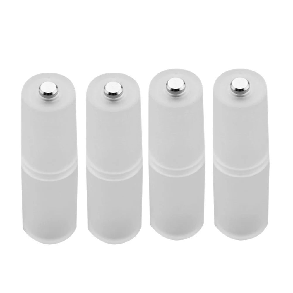 AAA to AA Battery Converter Adapter – Pack of 4 | Durable