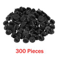 50/500pcs Black PVC Rubber Pin Backs Butterfly Clutch Tie Tack Lapel Holder Clasp Pin Cap Keepers for Uniform Badges Replacement Oasis Select Black 300 Pieces