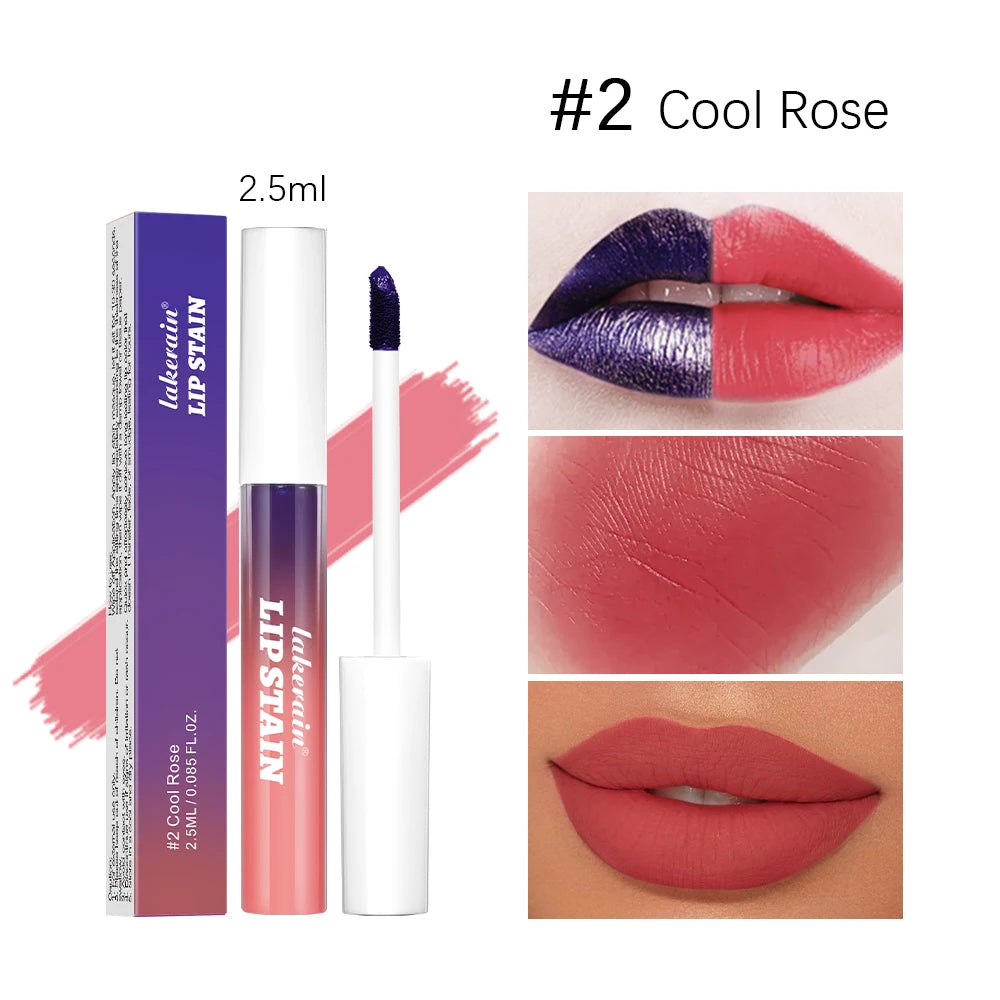 Peel Off Lip Stain Long Lasting Waterproof Reveal Lip Tint Transfer Proof Pink Red Non-stick Cup Lip Stain Makeup Cosmetics Oasis Select 2rose