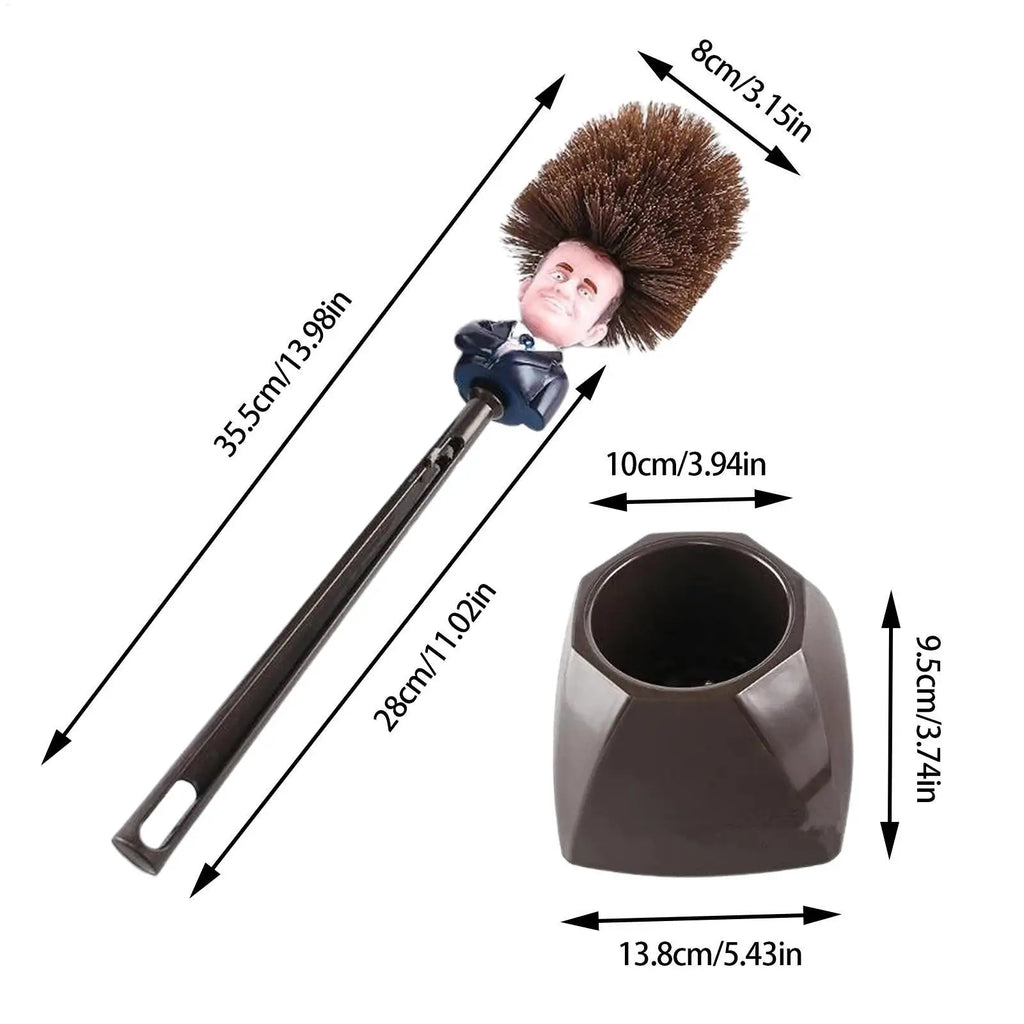 Funny TrumpToilet Brush Holders WC Borstel Donald TrumpFunny Tricky TrumpToilet Brush Make Toilet Great Again Oasis Select