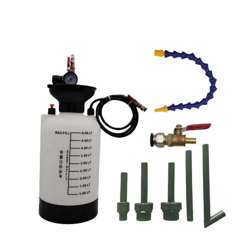 Portable 1000PSI Hand Oiler Machine 5L Large Capacity for Quick Gearbox Lubrication and Industrial Equipment Refueling Tool Oasis Select 1 SET