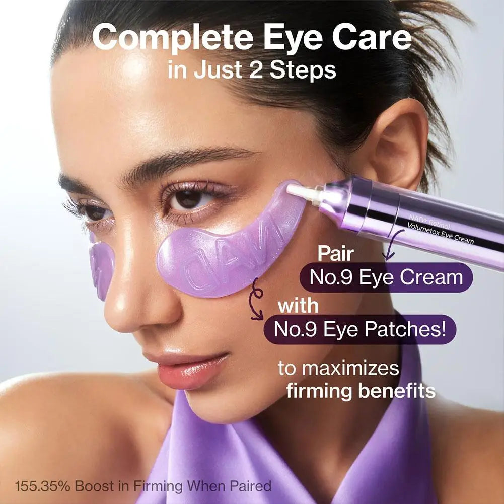 NAD+ Retinol No.9 Eye Cream With Niacinamide - Anti Dark Circles Wrinkle Moisturizing Eye Care Ultrasonic Penetration Skin Care Oasis Select