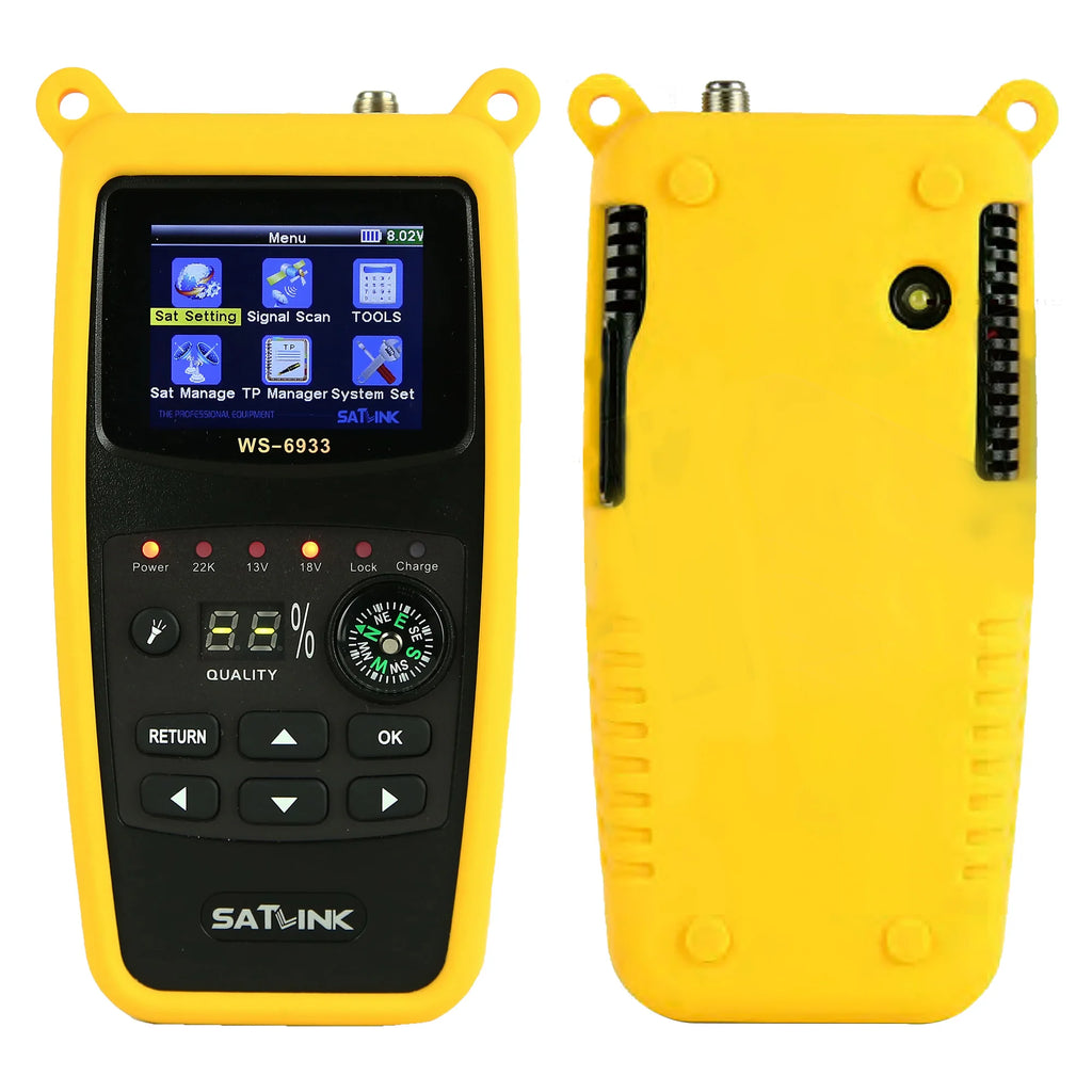 DVB-S2/DVB-S Satellite Finder Signal Tester Detector SATLINK ST-6933 Oasis Select black