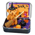 Halloween Witch Teddy Bear in a Box | Spooky Collectible Gift