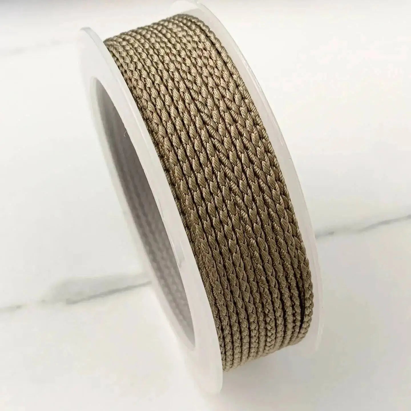 1.5mm 10M Two-Color Braided Cotton Woven Rope Twist Jewelry Line DIY Hand Rope Lanyard Necklace Hanging Cord Oasis Select Khaki