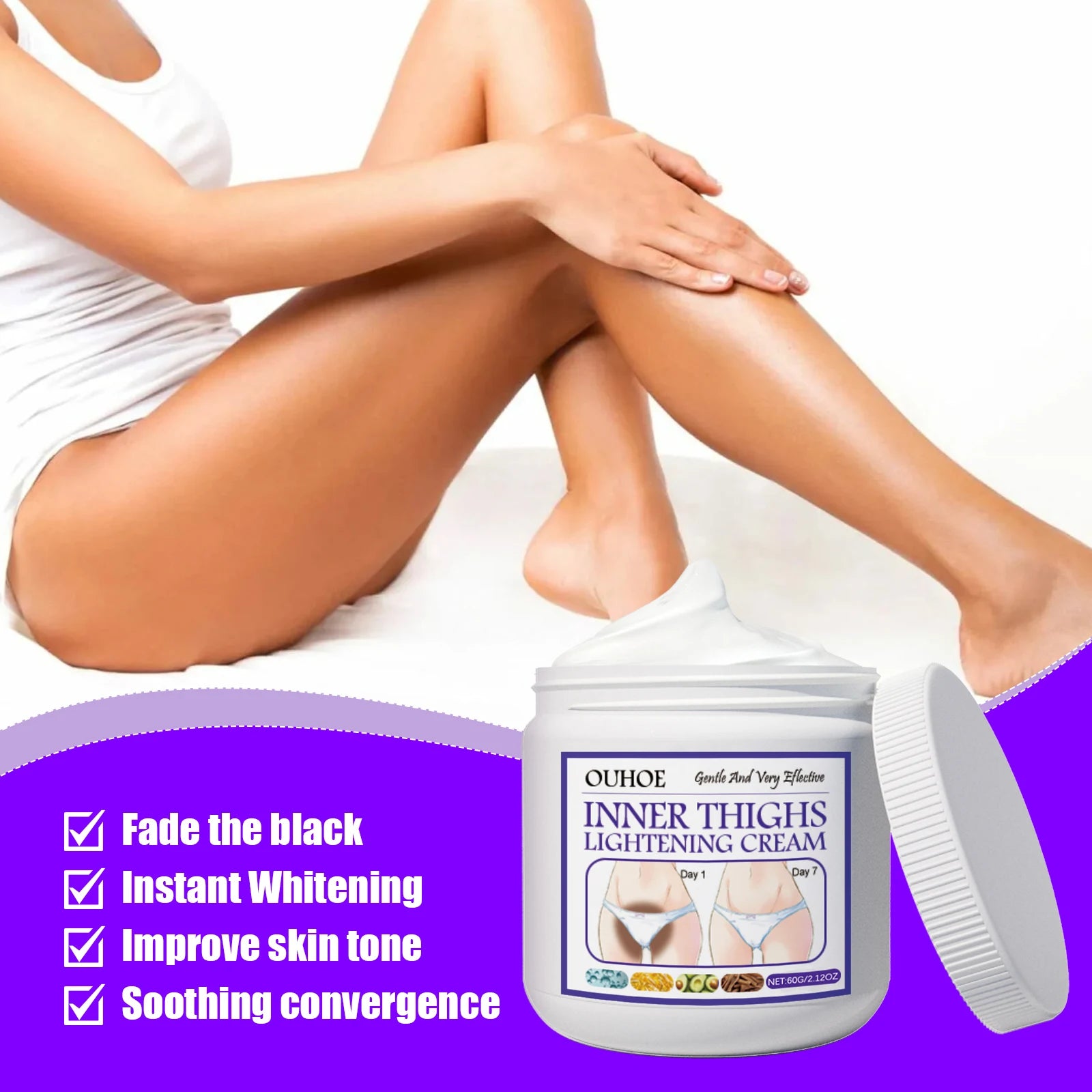 Skin Lightening Cream – Inner Thighs, Armpits & Dark Spots Skin Lightening Cream Oasis Select