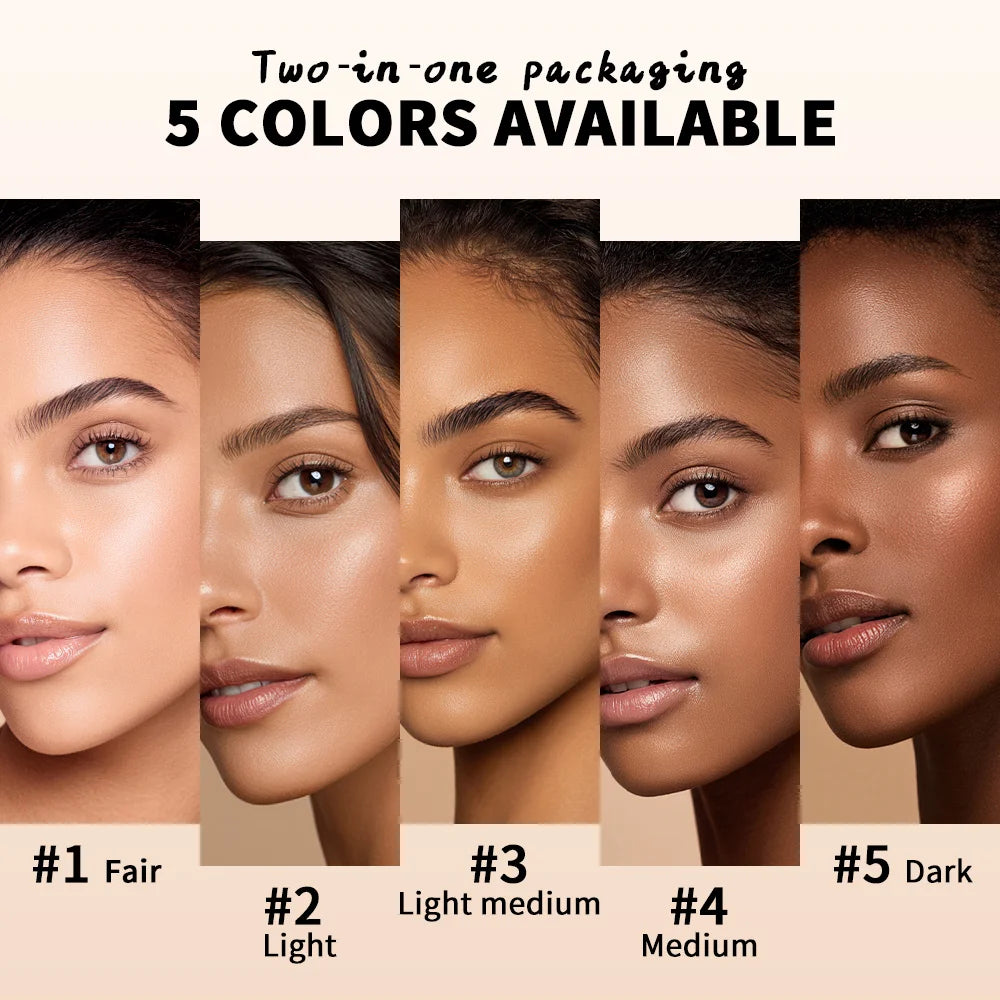Multi-Use Foundation Cream Hydrates Nourishes Brighten Skin Tone Foundation Makeup Contouring Bronzing & Shaping Serum Cosmetics Oasis Select