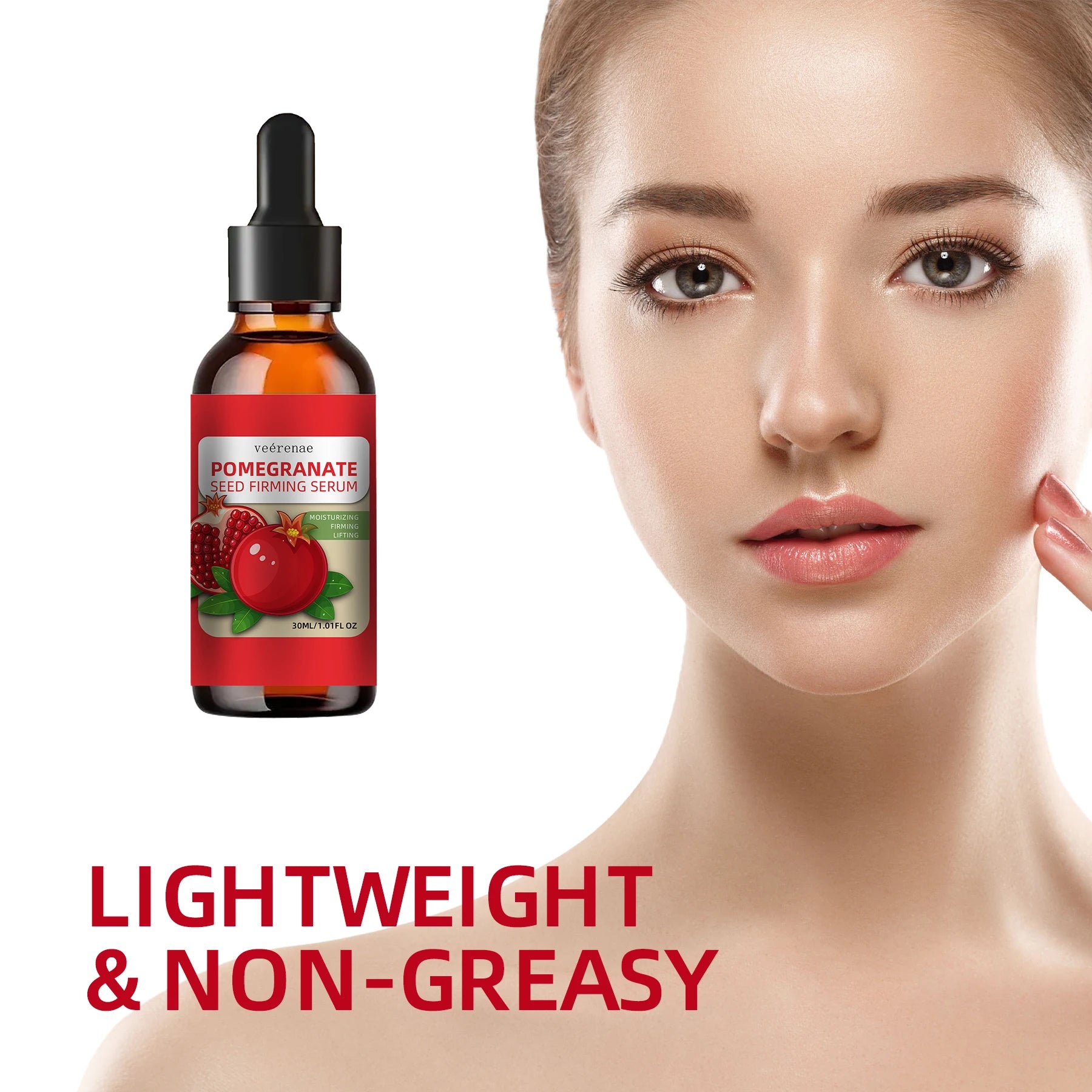 Veérenae Pomegranate Seed Firming Face & Neck Serum