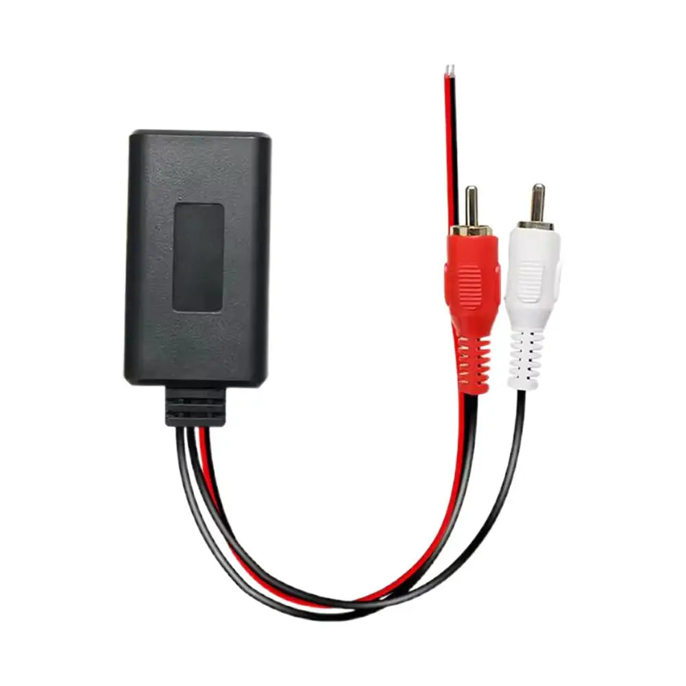 Bluetooth 5.0 Car Audio Receiver – 2RCA Adapter Plug & Play