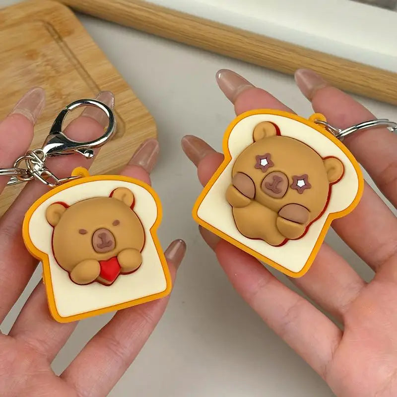 Cute Squishy Clicker Keychain – Slow Rebound Fidget Toy Pendant Novelty Fidget Keychain Oasis Select