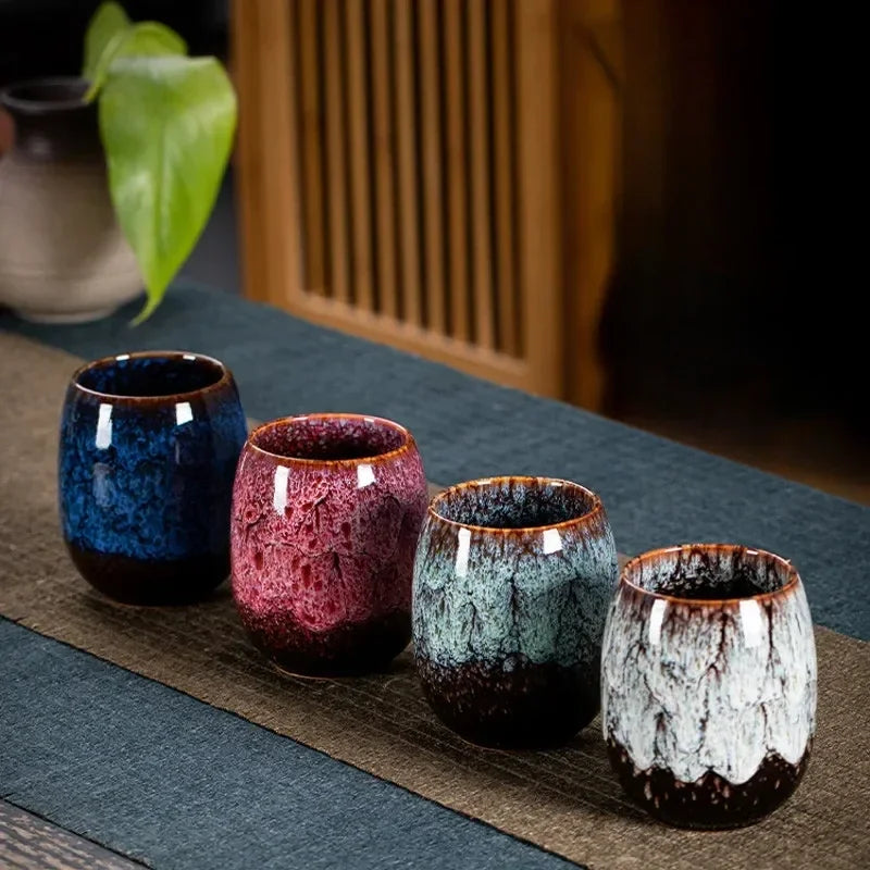 175ML Ceramic Coffee Mugs Teacup Porcelain Expresso Cup Home Creative Tea Cup Set Box Package керамические бокалы Oasis Select