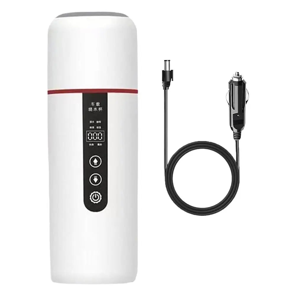 12V/24V Car Electric Kettle – LCD Smart Temp Control, 500ml Car Electric Kettle Oasis Select B