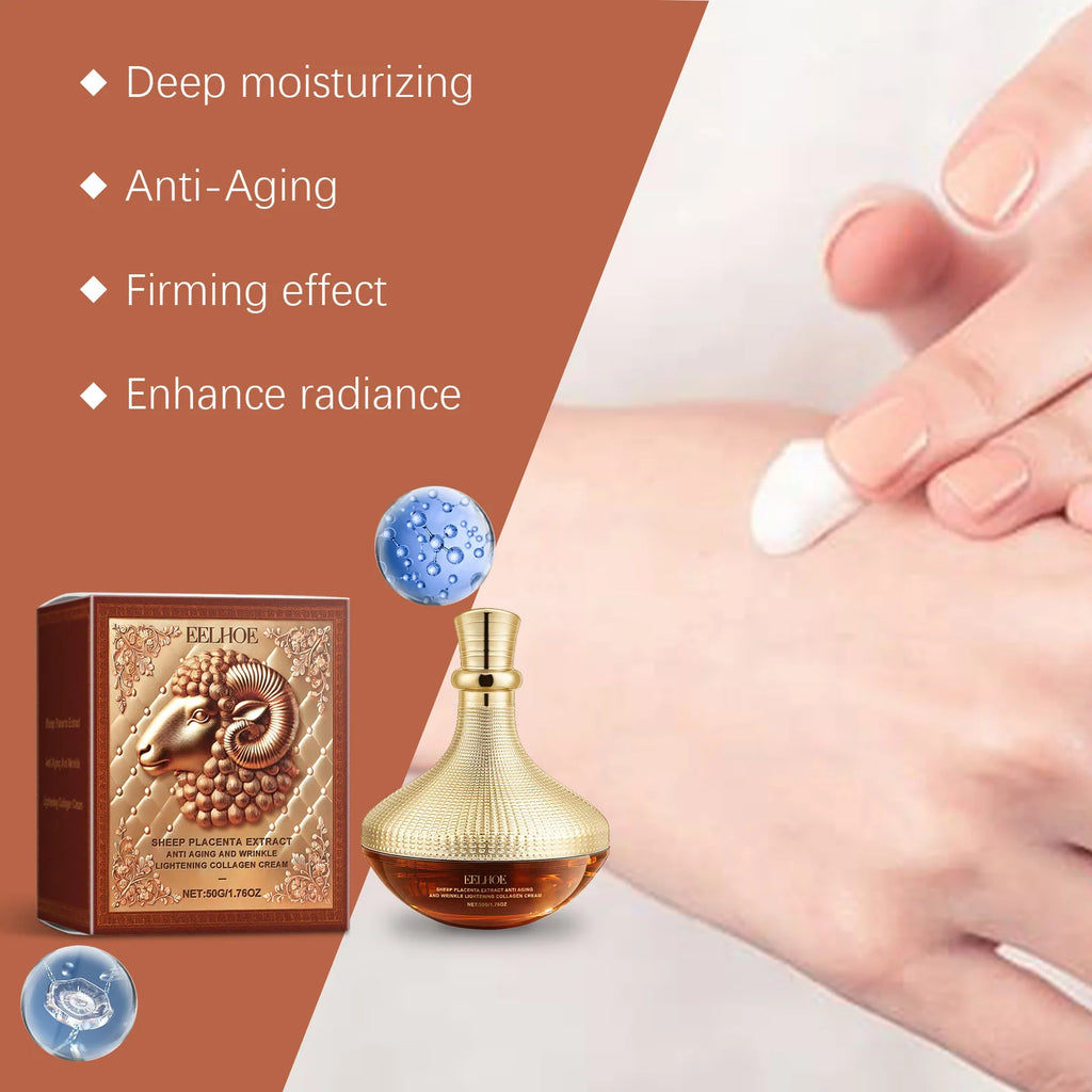 EELHOE Sheep Placenta Face Cream – Firming & Moisturizing Face Moisturizer Cream Oasis Select