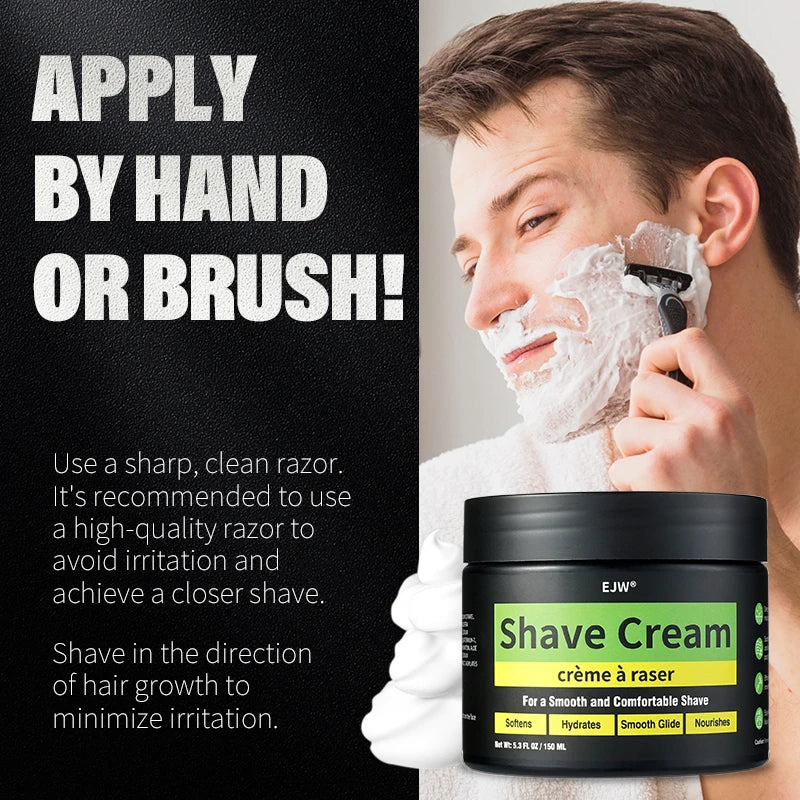 Luxury Shaving Cream for Men- Sandalwood Scent - Soft, Smooth & Silky Shaving Soap - Rich Lather for the Smoothest Shave Oasis Select