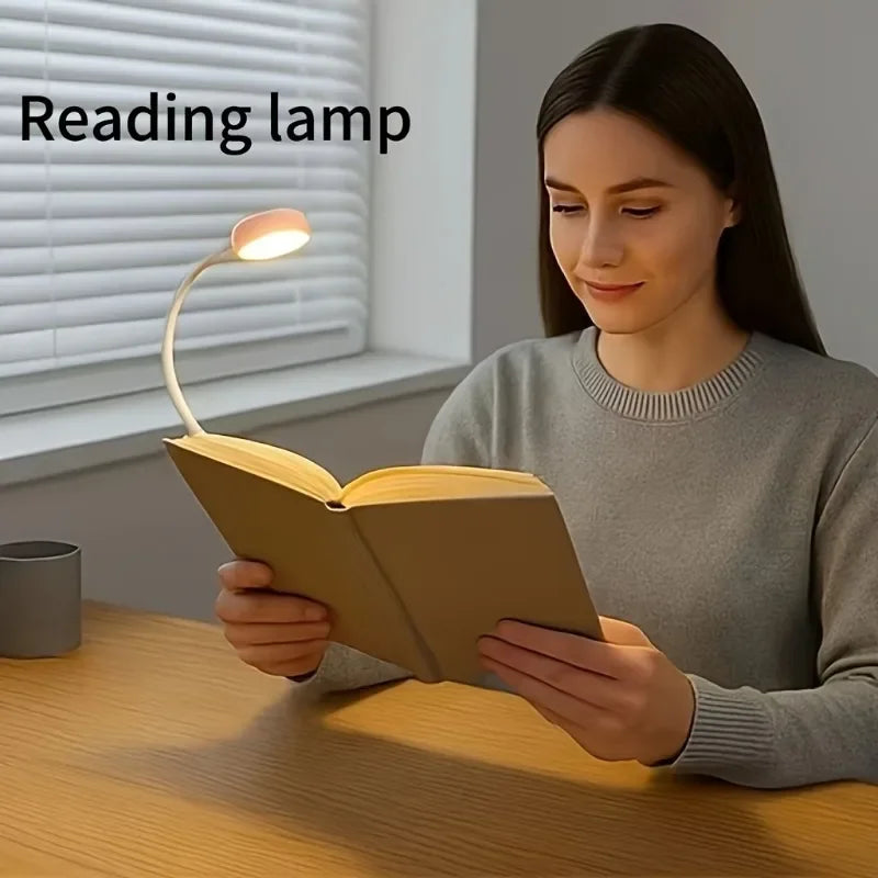 1pc USB Charging Adjustable Reading Light -3 Color Modes, Eye Protection LED, Portable Book Night Light, Office Study Supplies Oasis Select