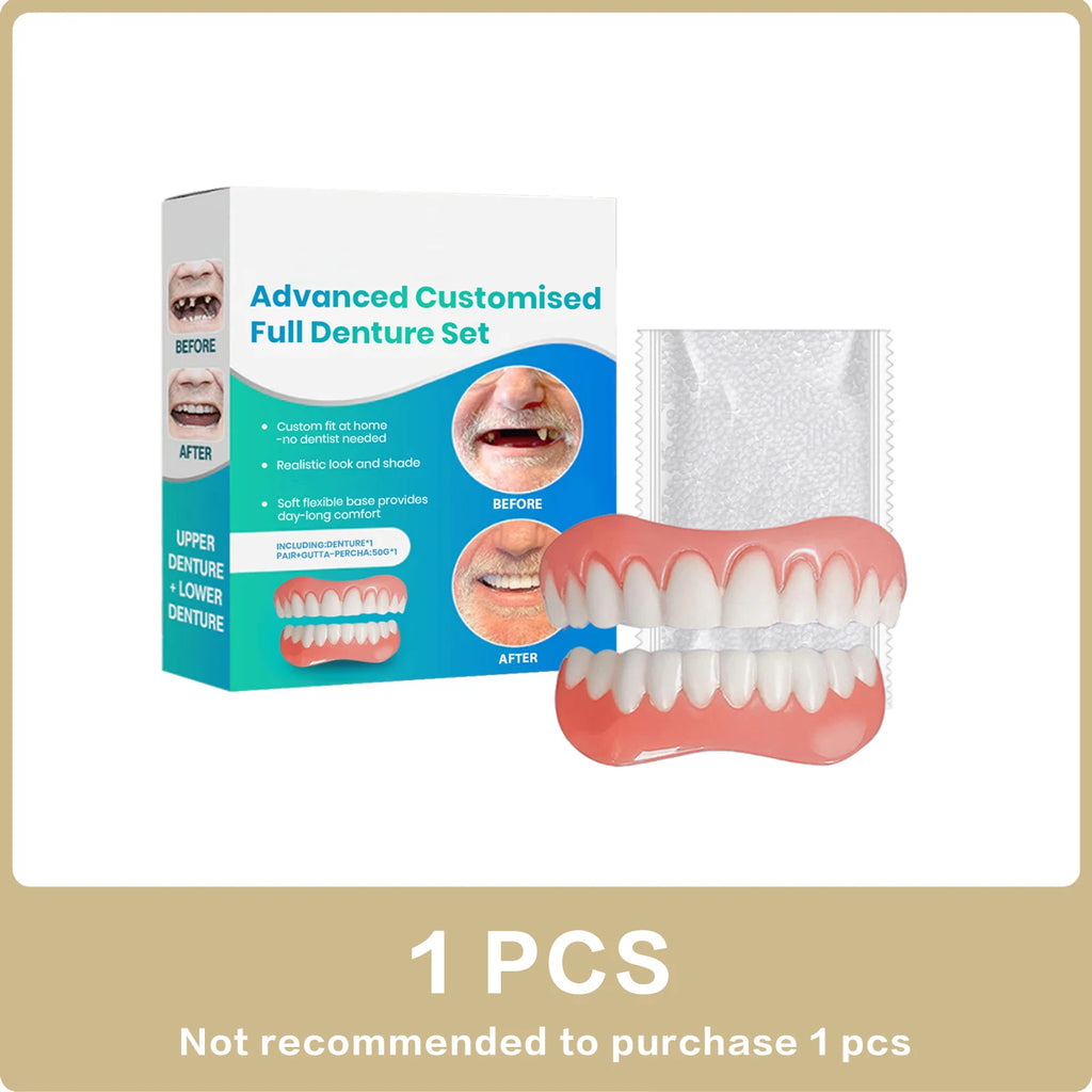 Adjustable Cosmetic Teeth Set – Smile Beauty Dental Cover Kit Cosmetic Teeth Set Oasis Select 1 set