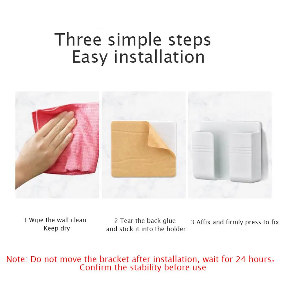 1PCS Wall Charger Hook Mobile Phone Holder For Iphone Xiaomi IOS Universal Cellphone Hanging Stand Bracket Hooks Charging Dock Oasis Select