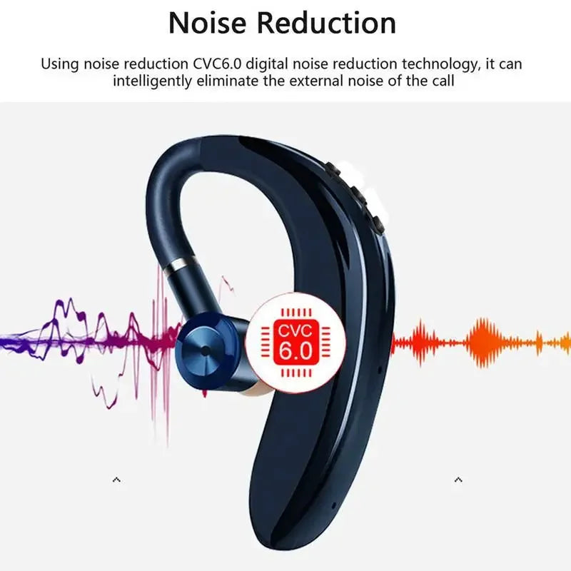 S109 Wireless Bluetooth Headset Single Ear Left and Right Ear Wear Ear-Mounted for iPhone Samsung Xiaomi Phones In-ear Earphones Oasis Select