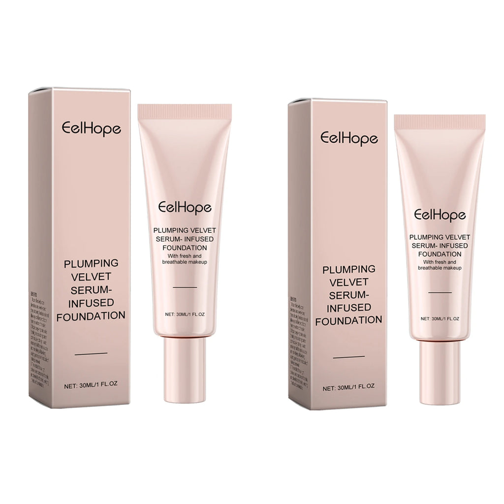 Eelhope Velvet Serum Foundation – Color Changing Matte Finish Serum Foundation Oasis Select