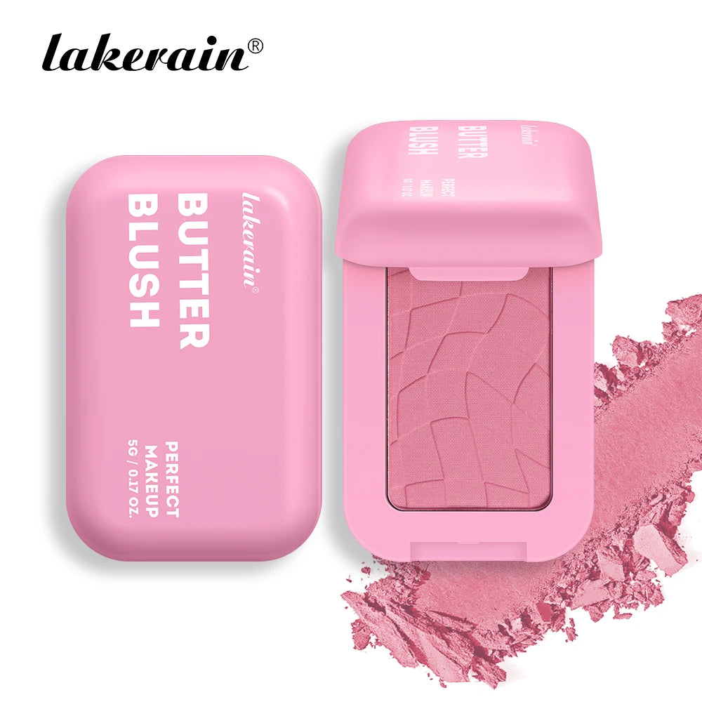Makeup Powder Blush Waterproof And Sweat-proof High Pigment Long Lasting Pink Cream Blush Cosmetics Palette Powder Korean Makeup Oasis Select 2pcs Color 2