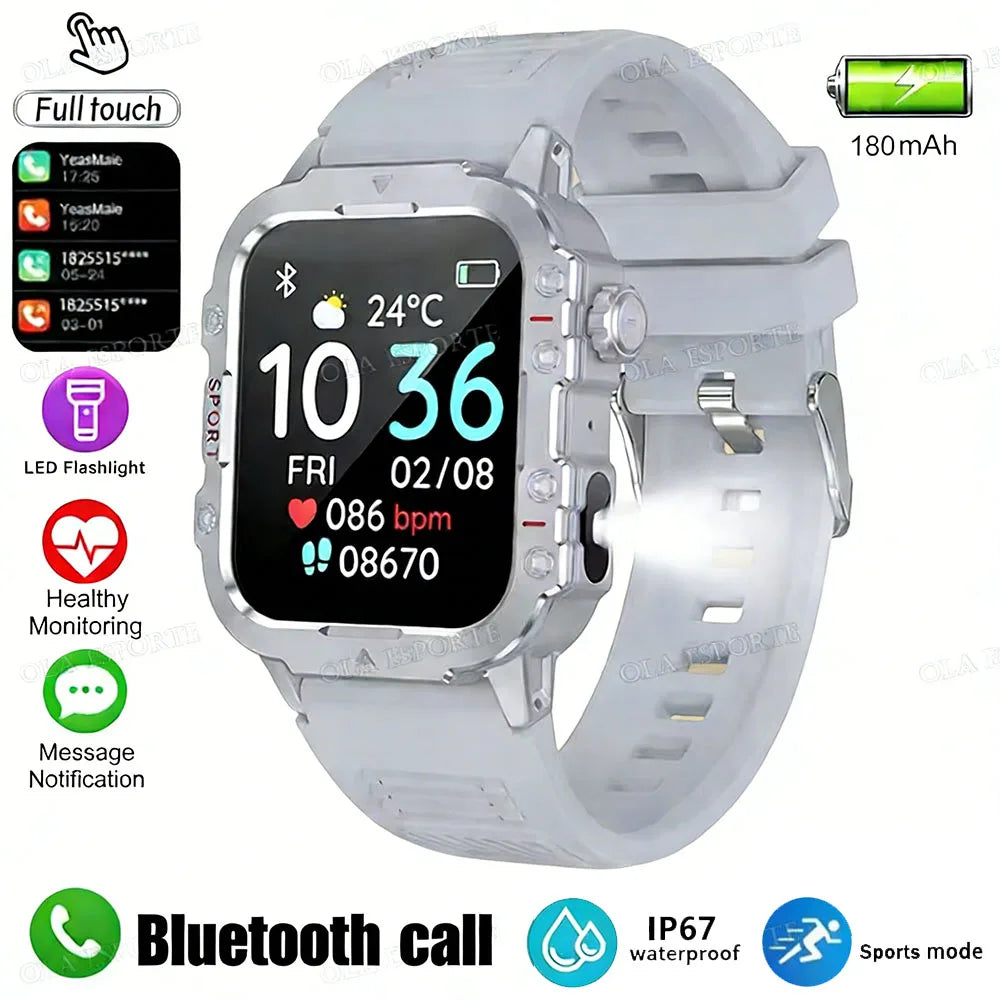 HW12 Military Sport Smartwatch 2.01" AMOLED Bluetooth 3ATM