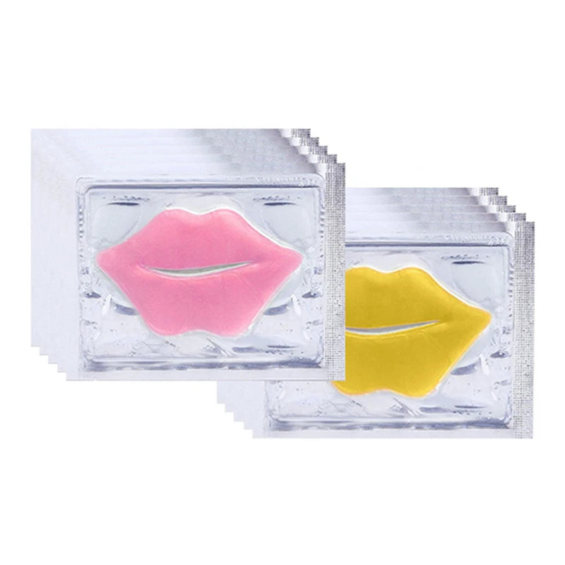 BIOAOUA Crystal Collagen Lip Mask Patches – 20 Pack Collagen Lip Mask Oasis Select