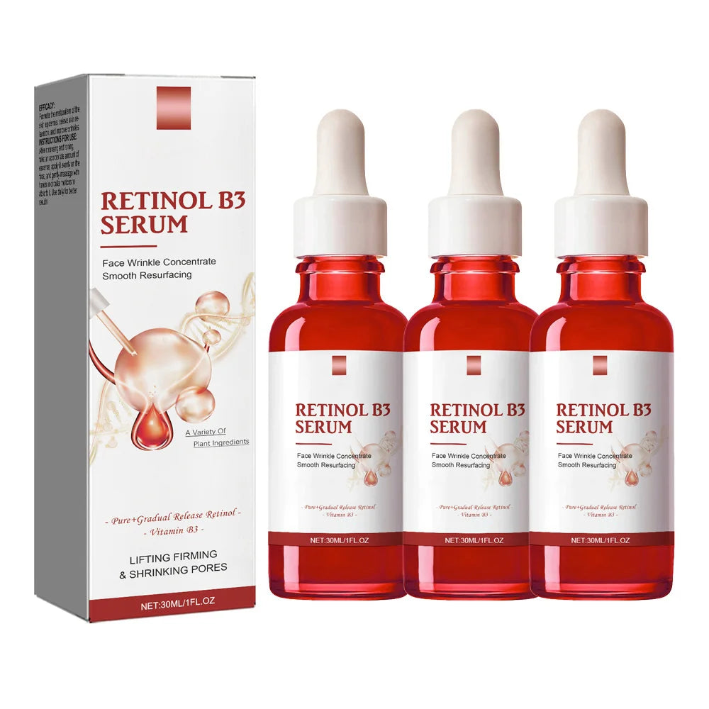 Retinol & Vitamin B3 Face Serum – Anti-Aging, Pore Minimizing Facial Serum Oasis Select 3pcs