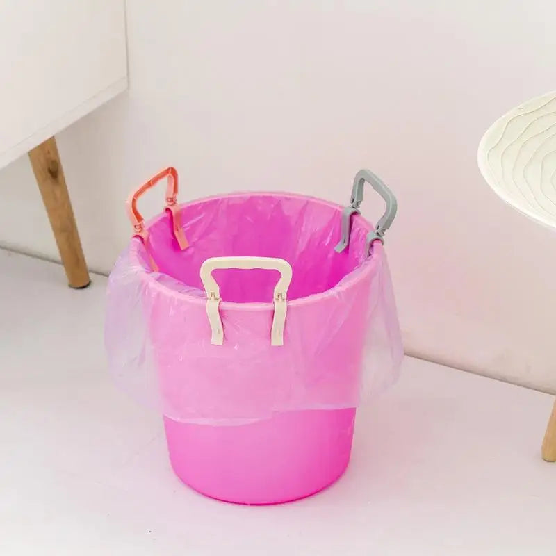 2PCS Garbage Bag Storage Fixing Clip, Household Creative Anti-skid Clip, Buckle Bucket Edge Clip, Card Holder, Rubbish Oasis Select