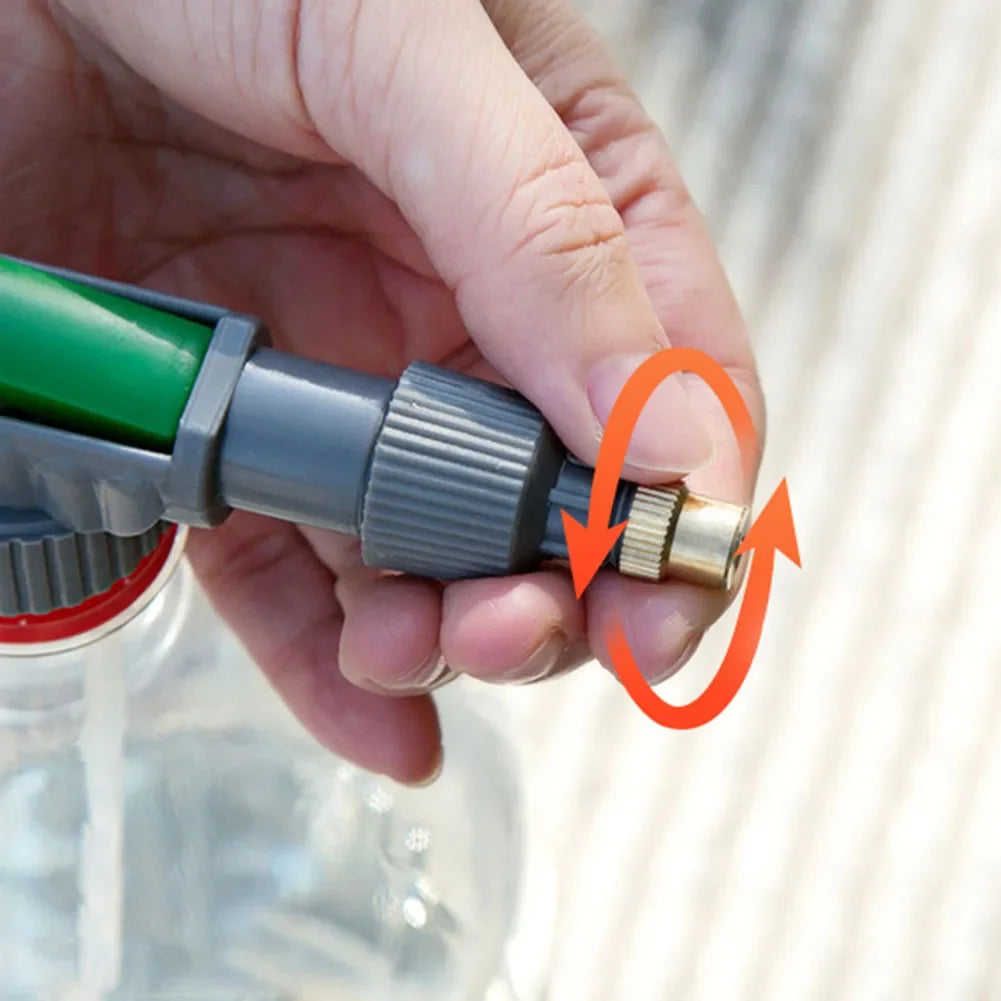 Garden Irrigation Air Pump Adjustable Beverage Bottle Sprayer High Pressure Bottle Cap Sprinkler for Garden Watering Oasis Select
