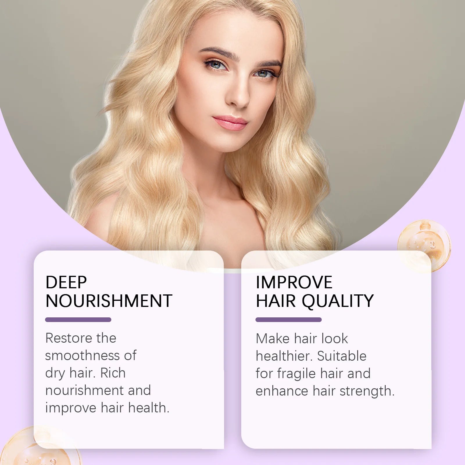 HOEGOA Purple Keratin Hair Mask – Toning, Repair & Frizz Control Keratin Hair Mask Oasis Select