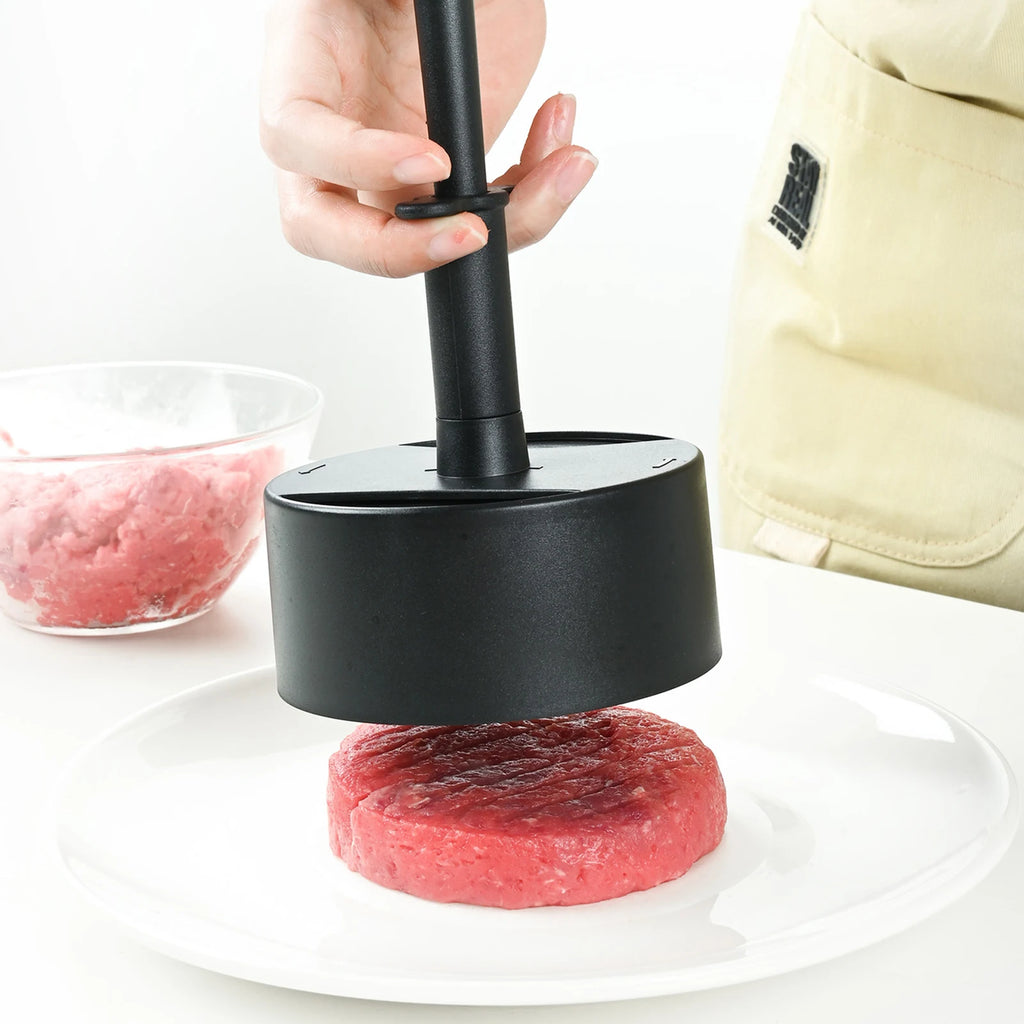 Manual Hamburger Patty Press | Food-Grade ABS Burger Mold
