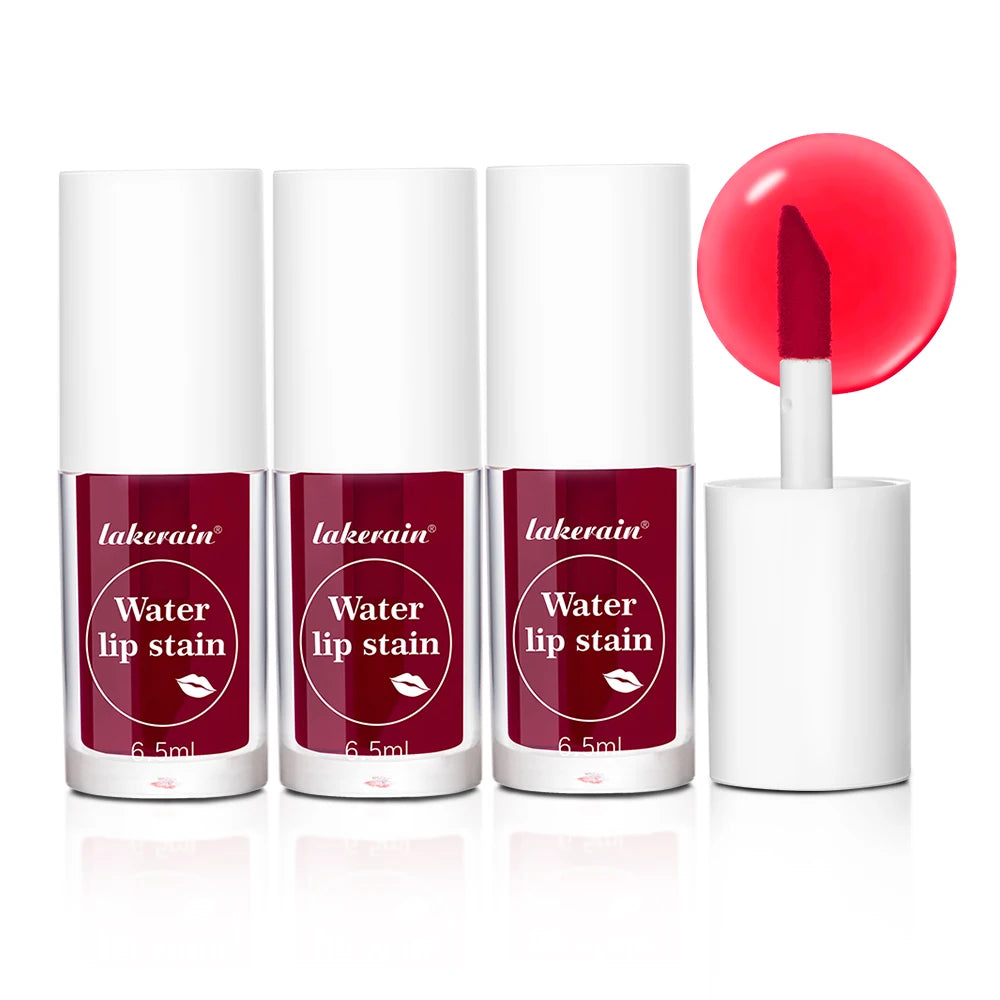 Lakerian Water Lip Stain Moisturizing Lip Glaze Long Lasting Lip Ink Face Lip Dual Purpose Waterproof Liquid Cosmetics Makeup Oasis Select 2x3 piece