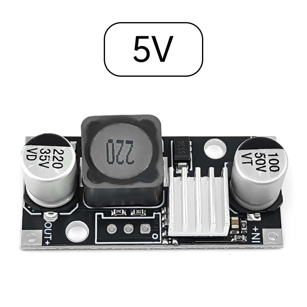 DC6-40V to 3.3V/5V/9V/12V/24V DC-DC Buck Converter Adjustable Step Down Power Supply Module Stabilized Power Supply Module 3A Oasis Select 5V