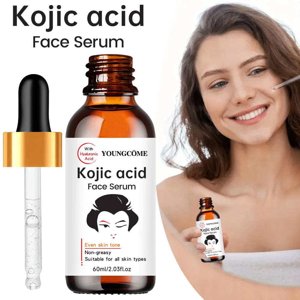 YOUNGCOME Kojic Acid Face Serum 2-Pack – Brightening Dark Spot Brightening Face Serum Oasis Select