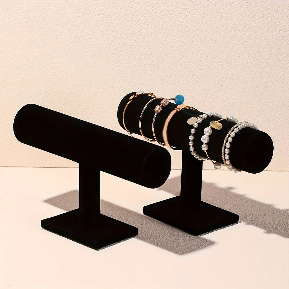 1pc T-shaped bracelet stand, bracelet and necklace display stand, watch storage stand, desktop vertical jewelry stand Oasis Select