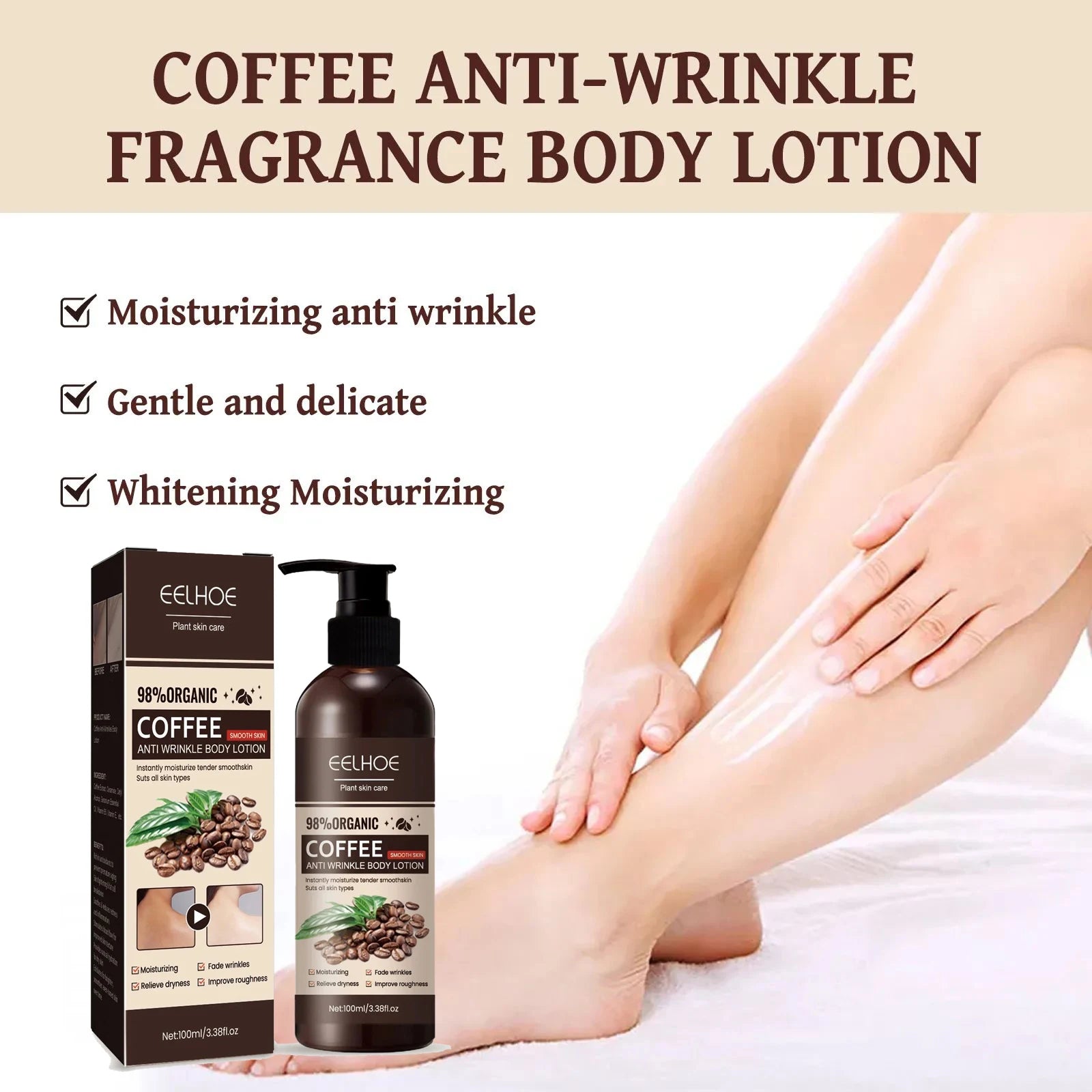 EELHOE Vitamin E Brightening Body Cream – Coffee Fragrance Brightening Body Cream Oasis Select