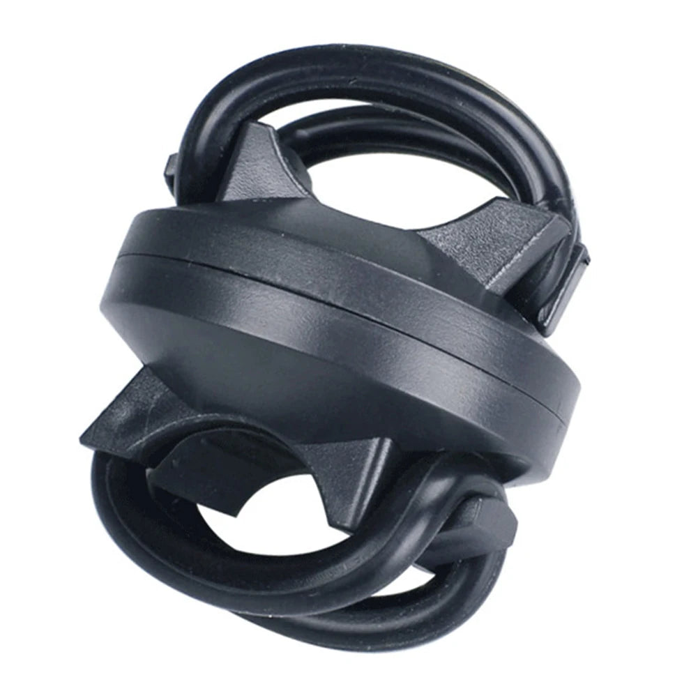Gel Band Bike Light Clips Bicycle Headlight Elastic Handlebar LED Light High Performance High Quality Brand New Oasis Select with mount