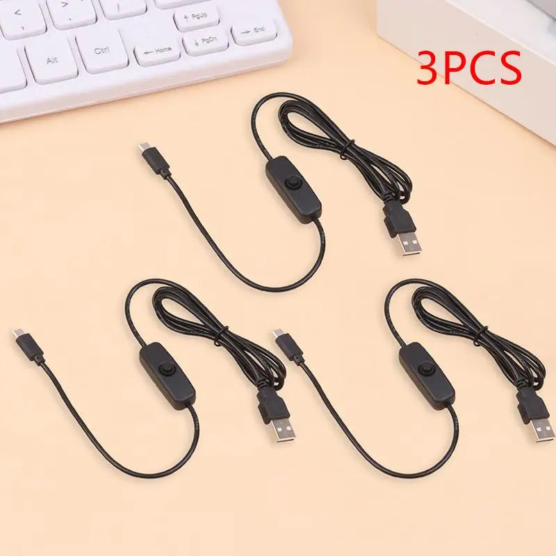 USB to Type-C Extension Cable with On/Off Switch – 1M