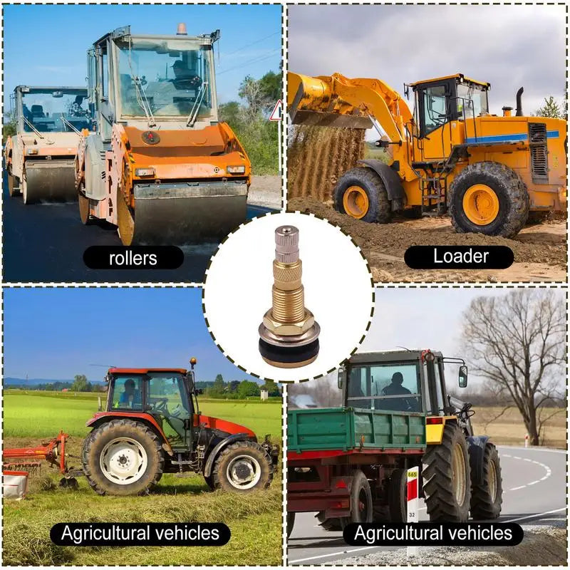 Tubeless Valves Air Liquid Tire Valve Stems TR618A Tire Valve Stem Caps Tire Valves Tire Tools for Industrial and Agricultural Oasis Select