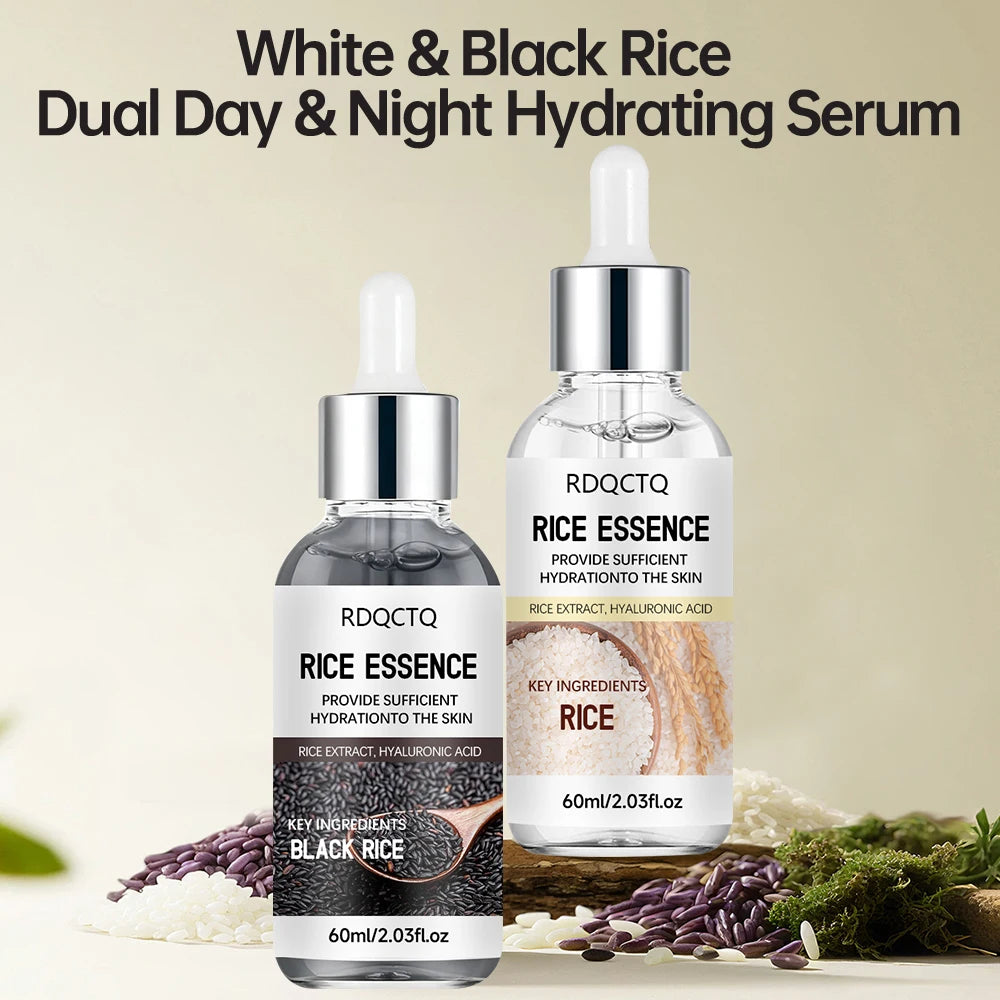 Rice Extract Hyaluronic Acid Serum 2-Pack | Daily Hydration Facial Serum Essence Oasis Select
