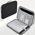 Laptop Sleeve Case Waterproof Shockproof Handle Bag for Macbook Air 11 12 13 13.6 Inch M4 M3 M2 Chip Mac Book Cover Accessories Oasis Select Black 11-inch