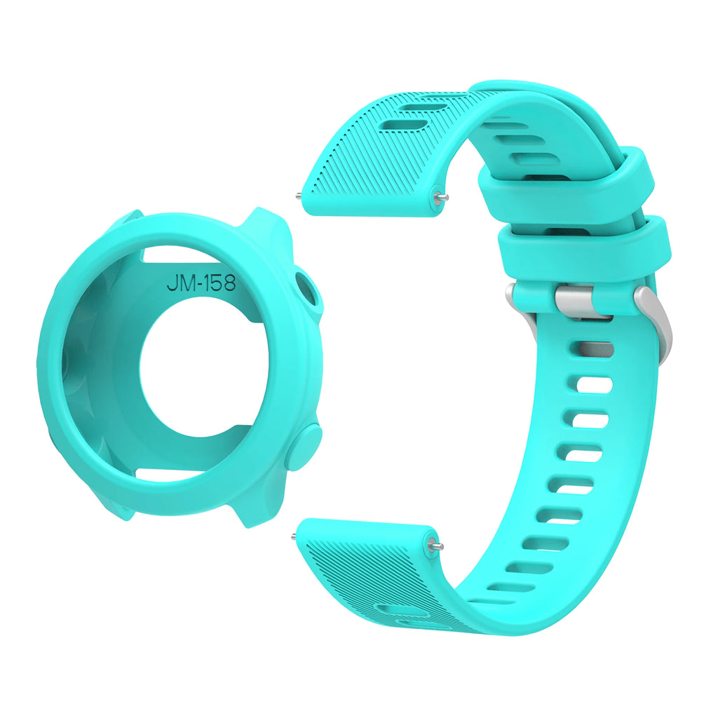 Silicone Band & Case for Garmin Forerunner 55 158 – 20mm Strap