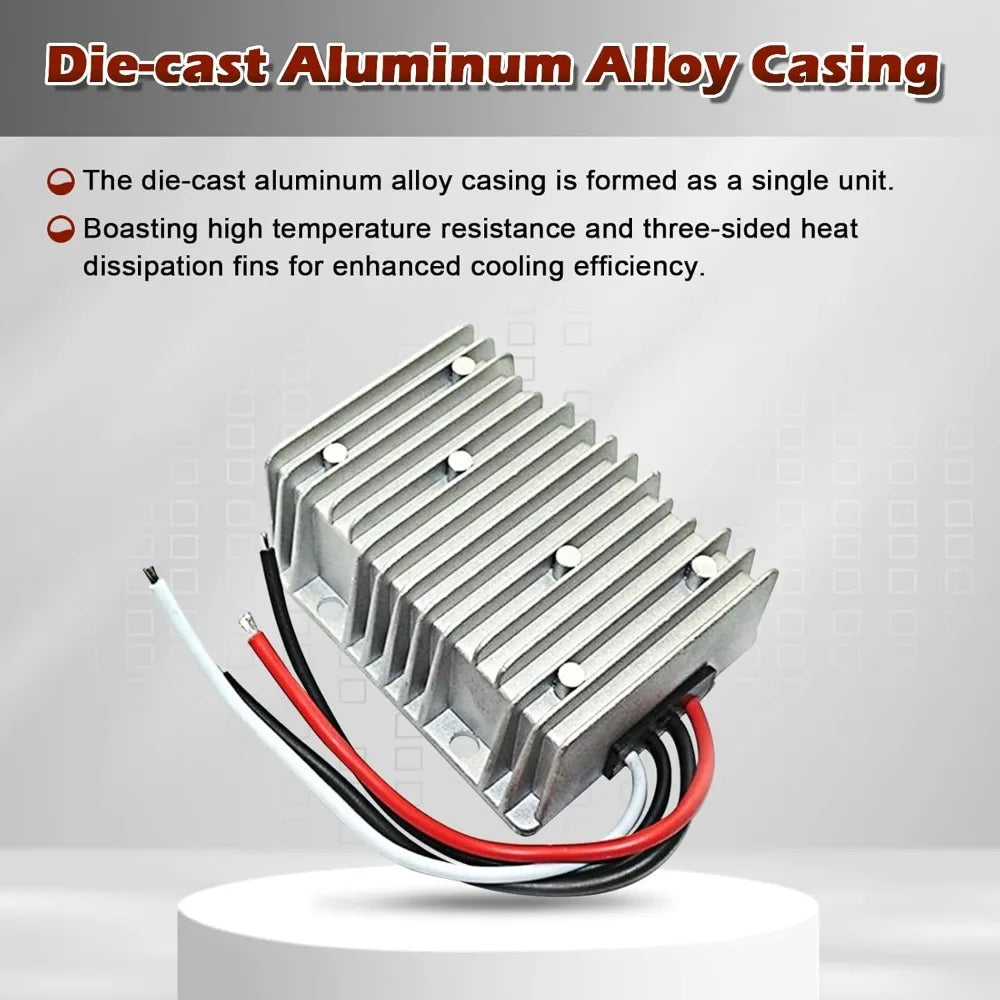 DC 12V to 48V 4A Boost Converter Power Converter Waterproof Module Transformer is Used for Golf Cart CLU bcarand Other Vehicles Oasis Select