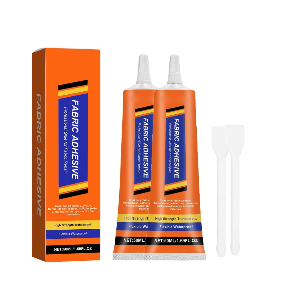 Universal Fabric Glue – No-Sew Adhesive for Leather & Denim Fabric Repair Adhesive Oasis Select B One Size