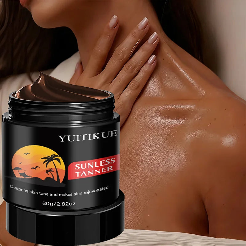 YUITIKUE Natural Sunless Tanning Cream – Moisturizing Self-Tan